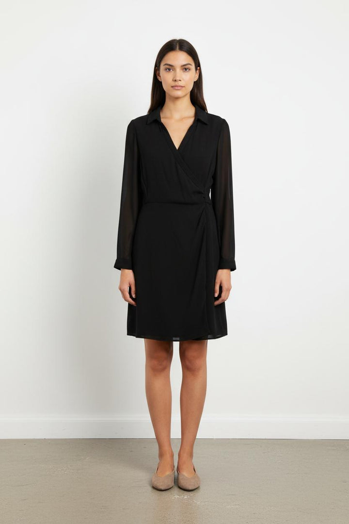 Robe noire avec transparence - Taille L/40