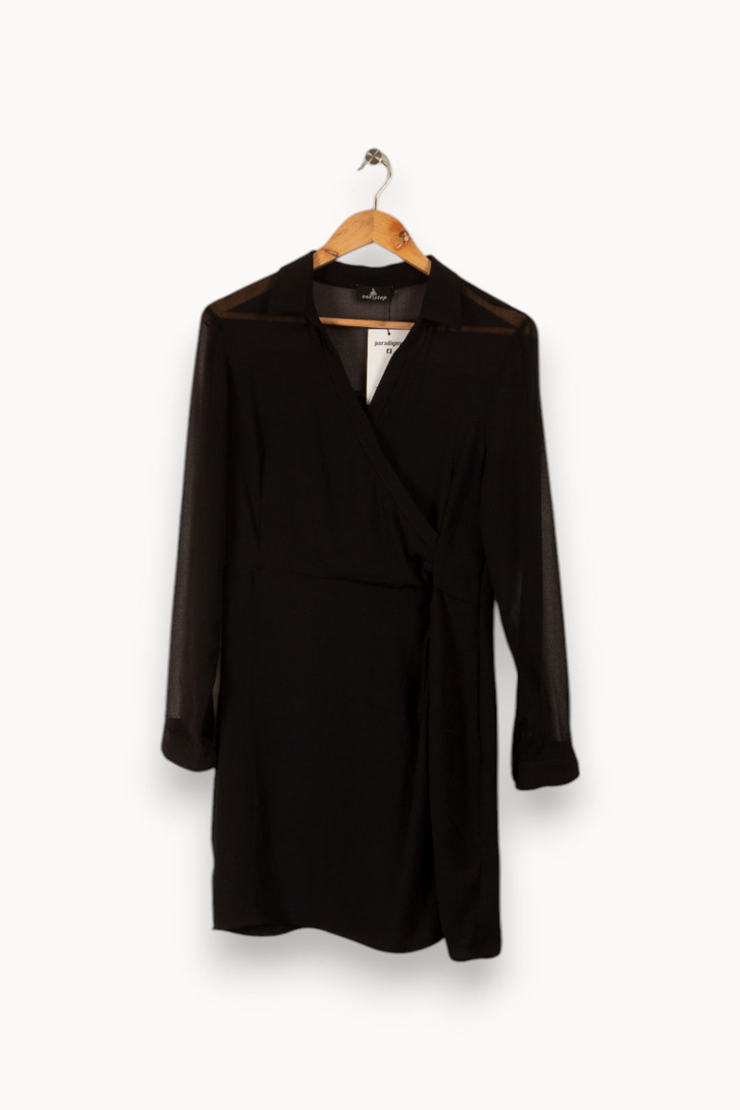 Robe noire avec transparence - Taille L/40 de la marque One Step | PARAD35646 - Vendu par Paradigme - Image 1