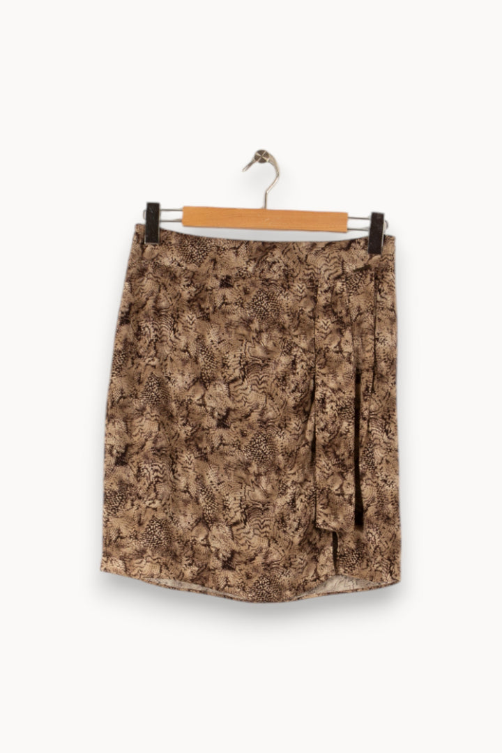 Jupe à motifs marron - Taille M/38 de la marque One Step | PARAD35647 - Vendu par Paradigme - Image 3