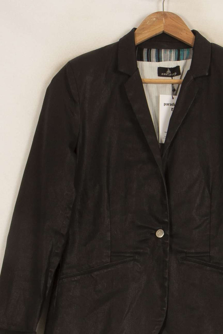 Blazer Noir - Taille L/40 de la marque One Step | PARAD35656 - Vendu par Paradigme - Image 3