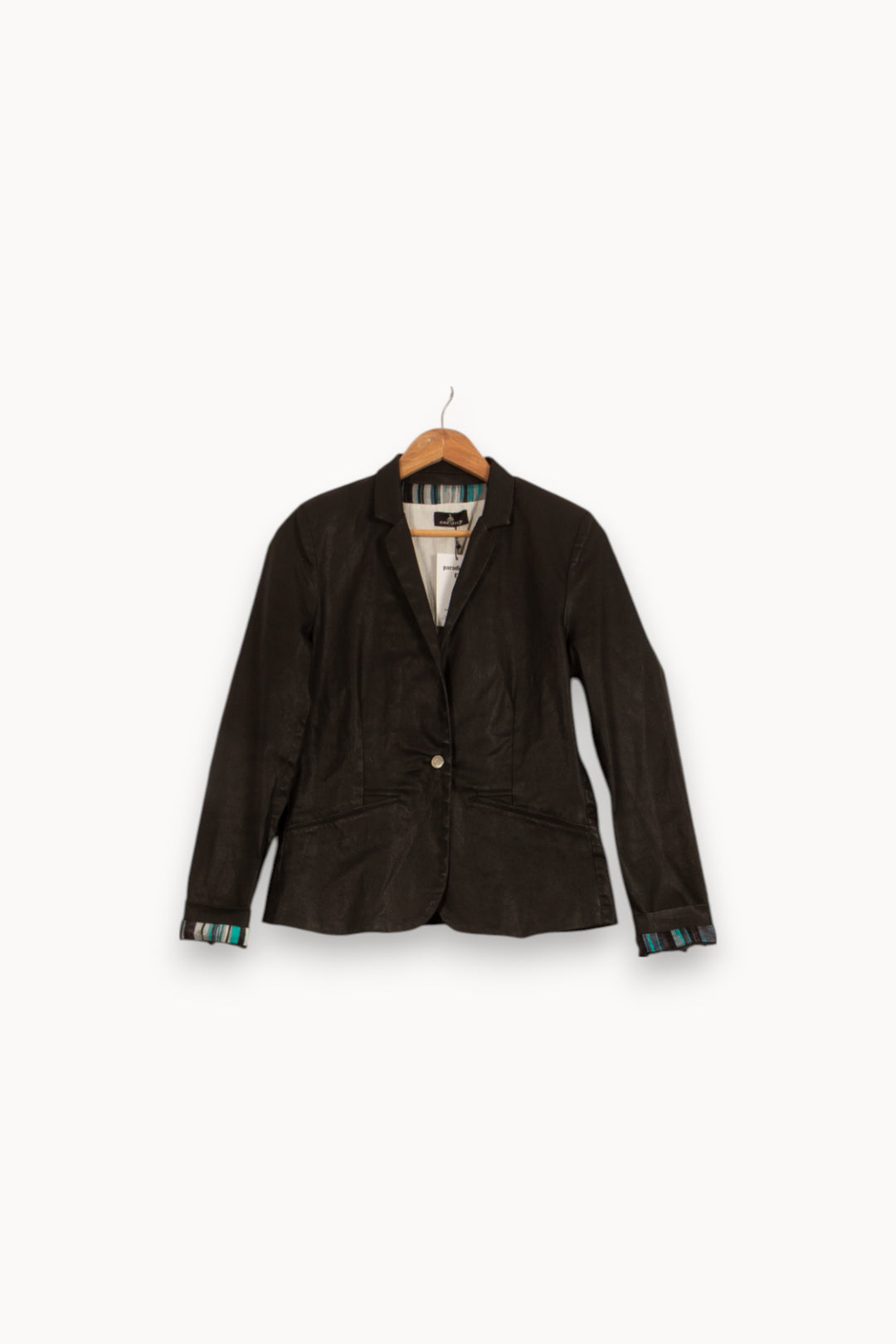 Blazer Noir - Taille L/40 de la marque One Step | PARAD35656 - Vendu par Paradigme - Image 2