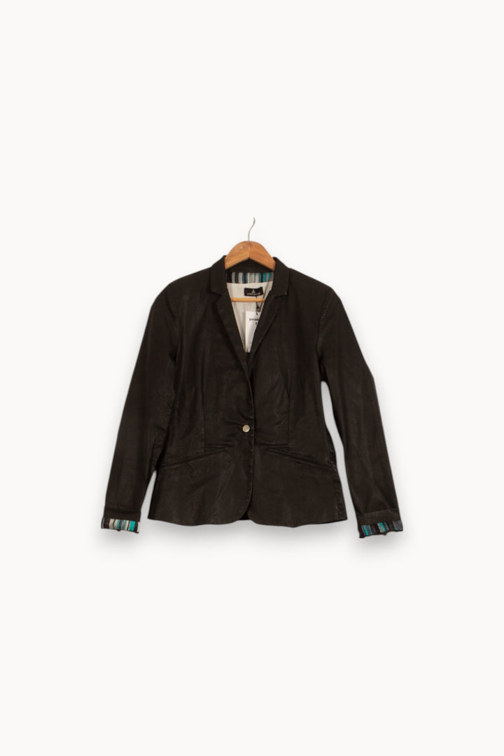 Blazer Noir - Taille L/40 de la marque One Step | PARAD35656 - Vendu par Paradigme - Image 2