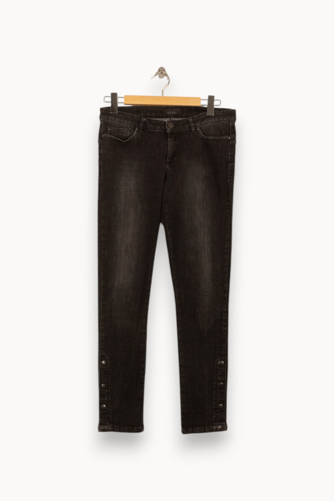 Jean Skinny Noir - Taille L/40 de la marque IKKS | PARAD35660 - Vendu par Paradigme - Image 2