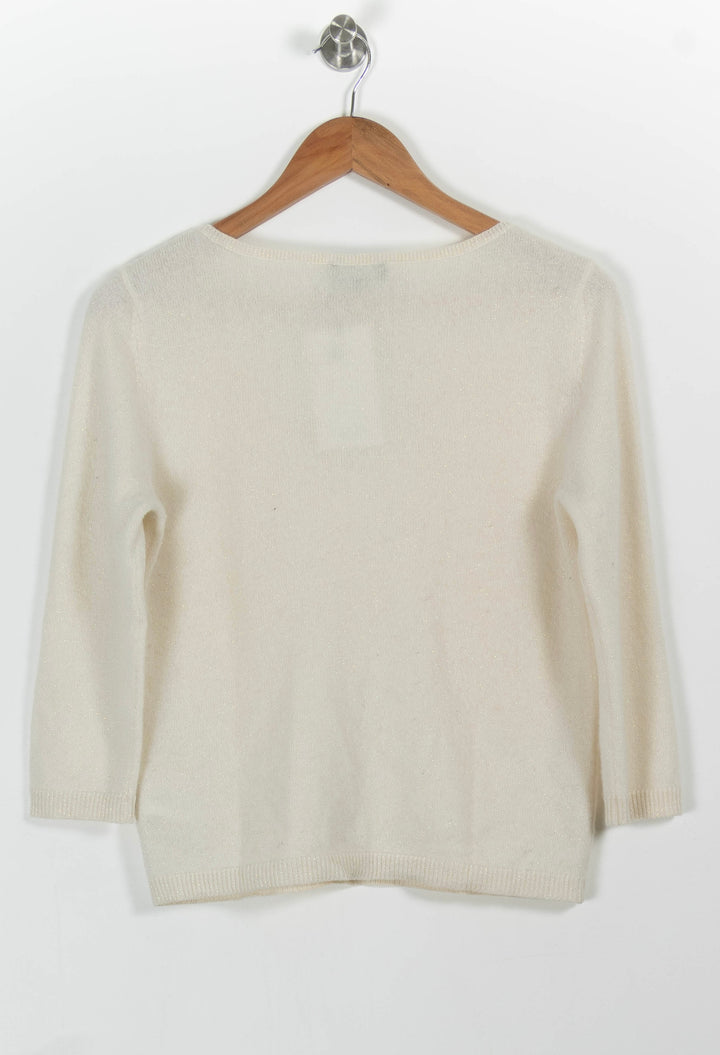 Pull Blanc - Taille L/40 de la marque Caroll | PARAD35667 - Vendu par Paradigme - Image 4