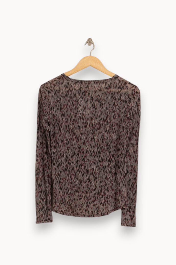 T-shirt Manches Longues Gris et Noir - Taille M/38 de la marque One Step | PARAD35687 - Vendu par Paradigme - Image 4