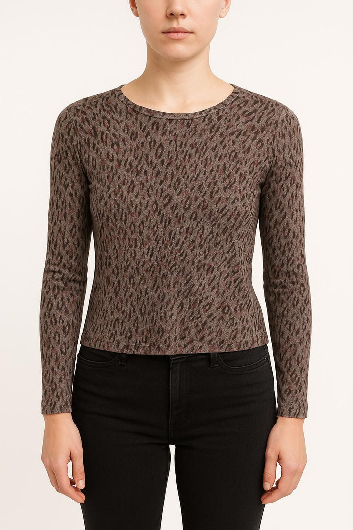 T-shirt Manches Longues Gris et Noir - Taille M/38 de la marque One Step | PARAD35687 - Vendu par Paradigme - Image 1