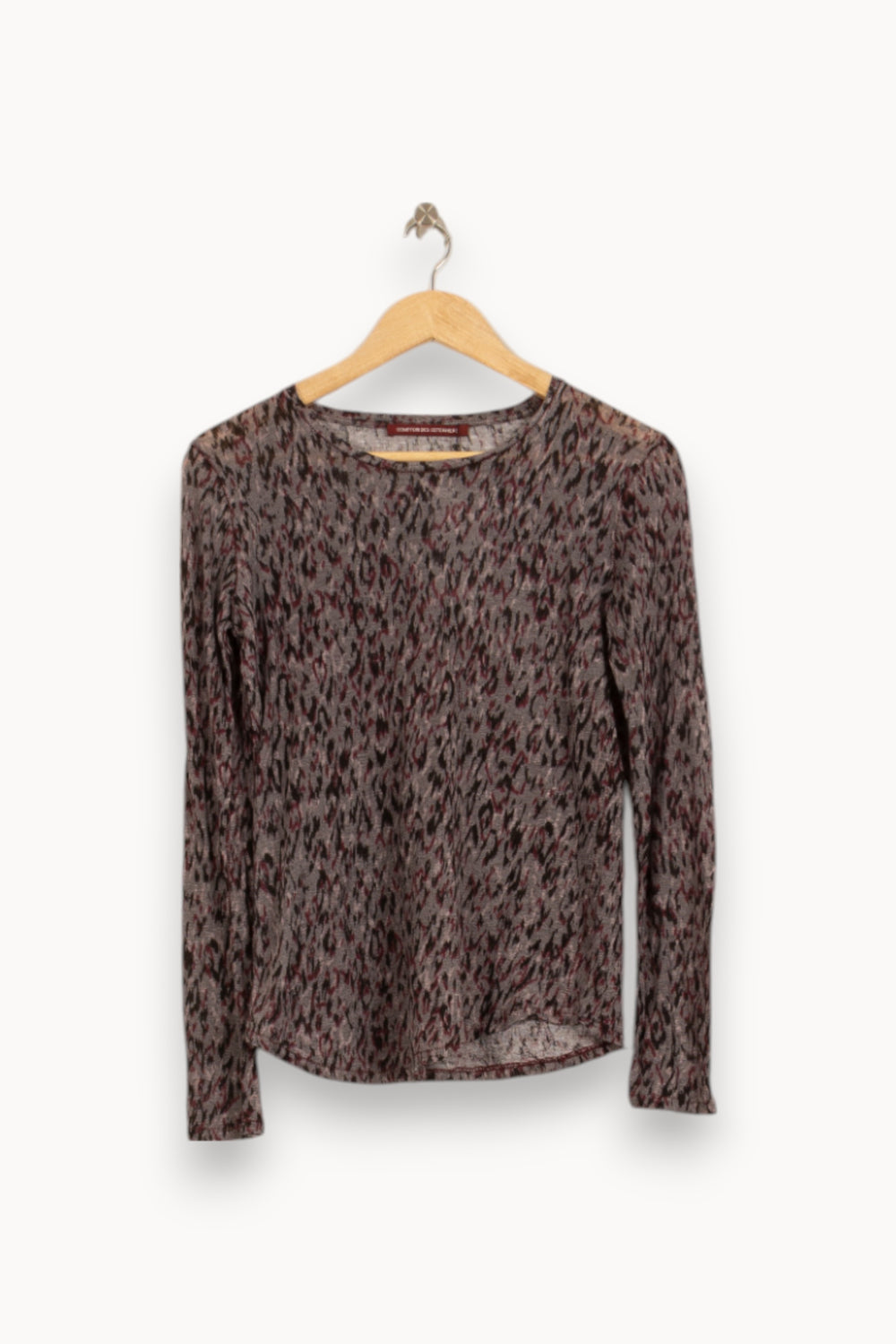 T-shirt Manches Longues Gris et Noir - Taille M/38 de la marque One Step | PARAD35687 - Vendu par Paradigme - Image 2