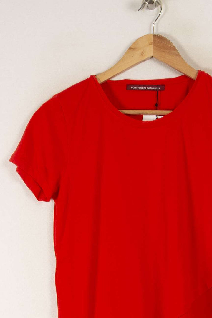 T-shirt rouge - Taille S/36 de la marque Comptoir des Cotonniers | PARAD35695 - Vendu par Paradigme - Image 2