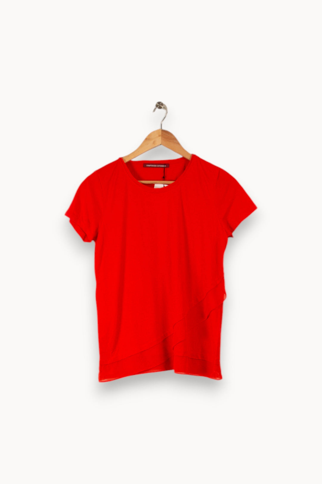 T-shirt rouge - Taille S/36 de la marque Comptoir des Cotonniers | PARAD35695 - Vendu par Paradigme - Image 1