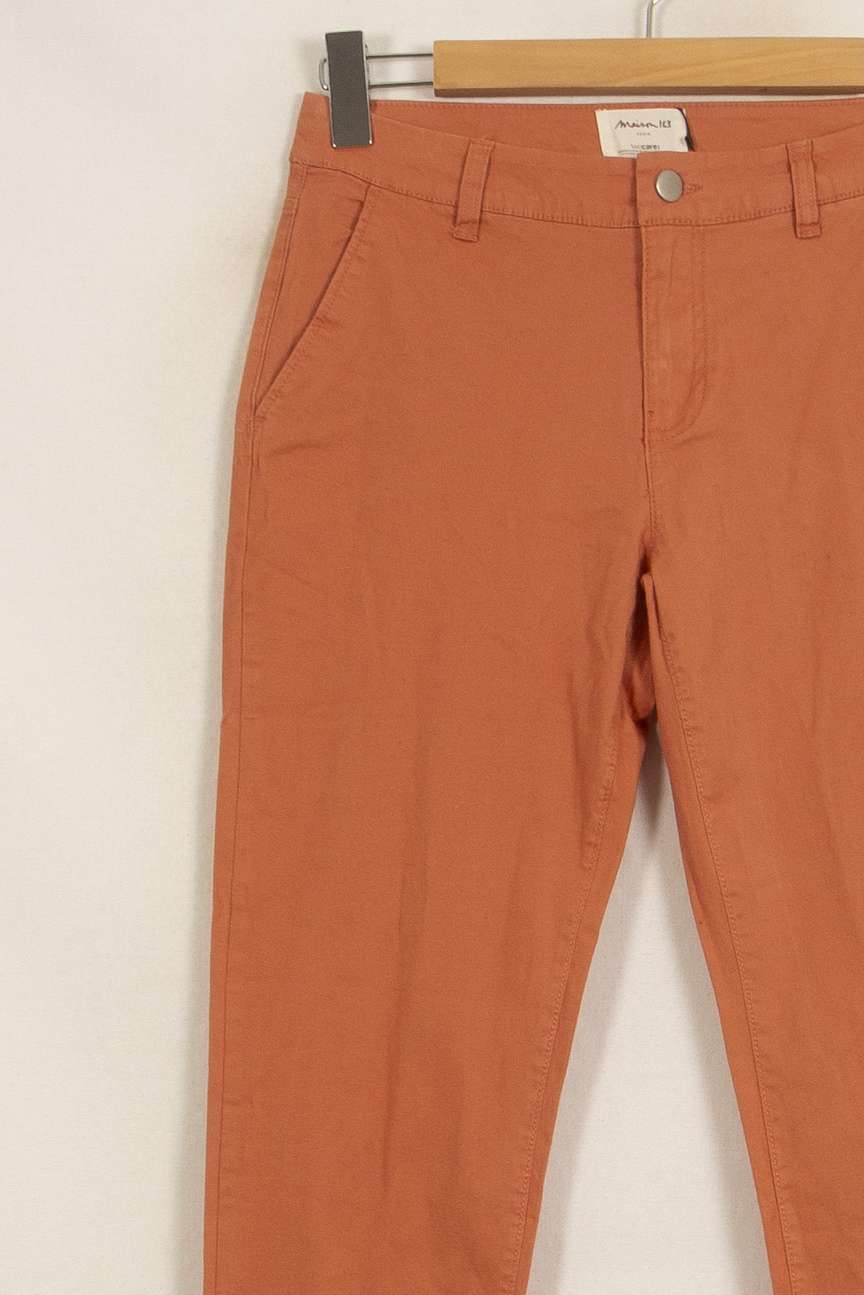 Pantalon Chino Orange - Taille S/36 de la marque Maison 123 | PARAD35710 - Vendu par Paradigme - Image 3