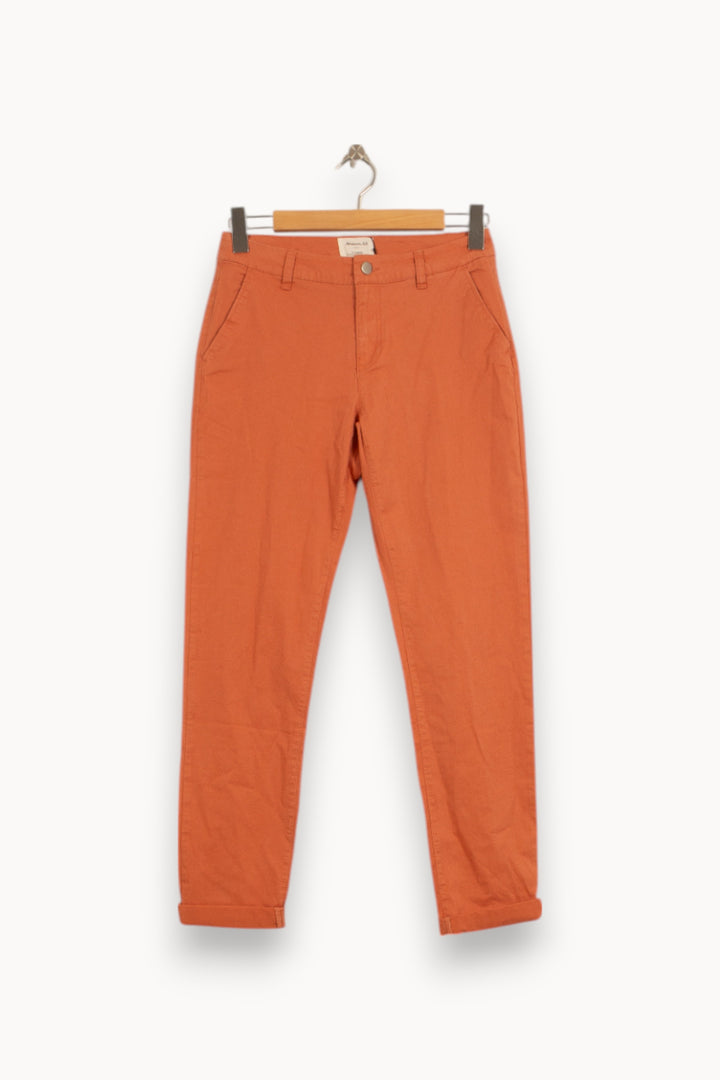 Pantalon Chino Orange - Taille S/36 de la marque Maison 123 | PARAD35710 - Vendu par Paradigme - Image 2