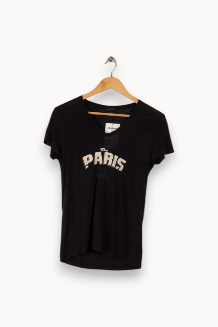 T-shirt bleu foncé - Taille S/36 de la marque IKKS | PARAD35716 - Vendu par Paradigme - Image 1