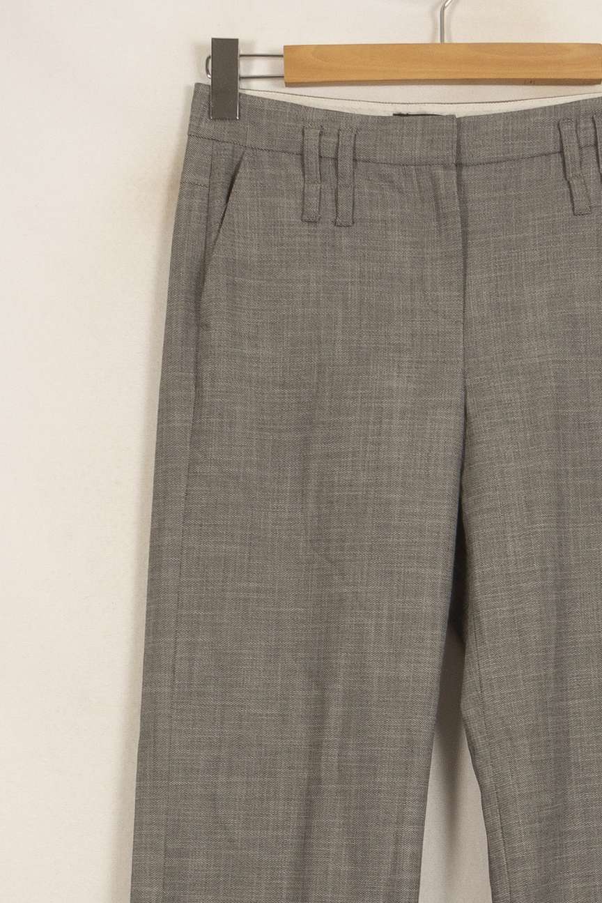 Pantalon Droit Gris - Taille S/36 de la marque Caroll | PARAD35728 - Vendu par Paradigme - Image 3