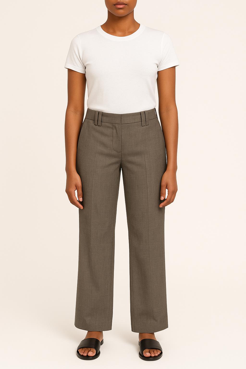 Pantalon Droit Gris - Taille S/36 de la marque Caroll | PARAD35728 - Vendu par Paradigme - Image 1