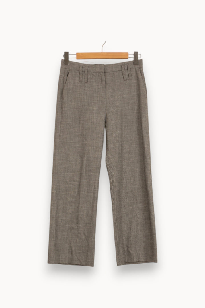 Pantalon Droit Gris - Taille S/36 de la marque Caroll | PARAD35728 - Vendu par Paradigme - Image 2