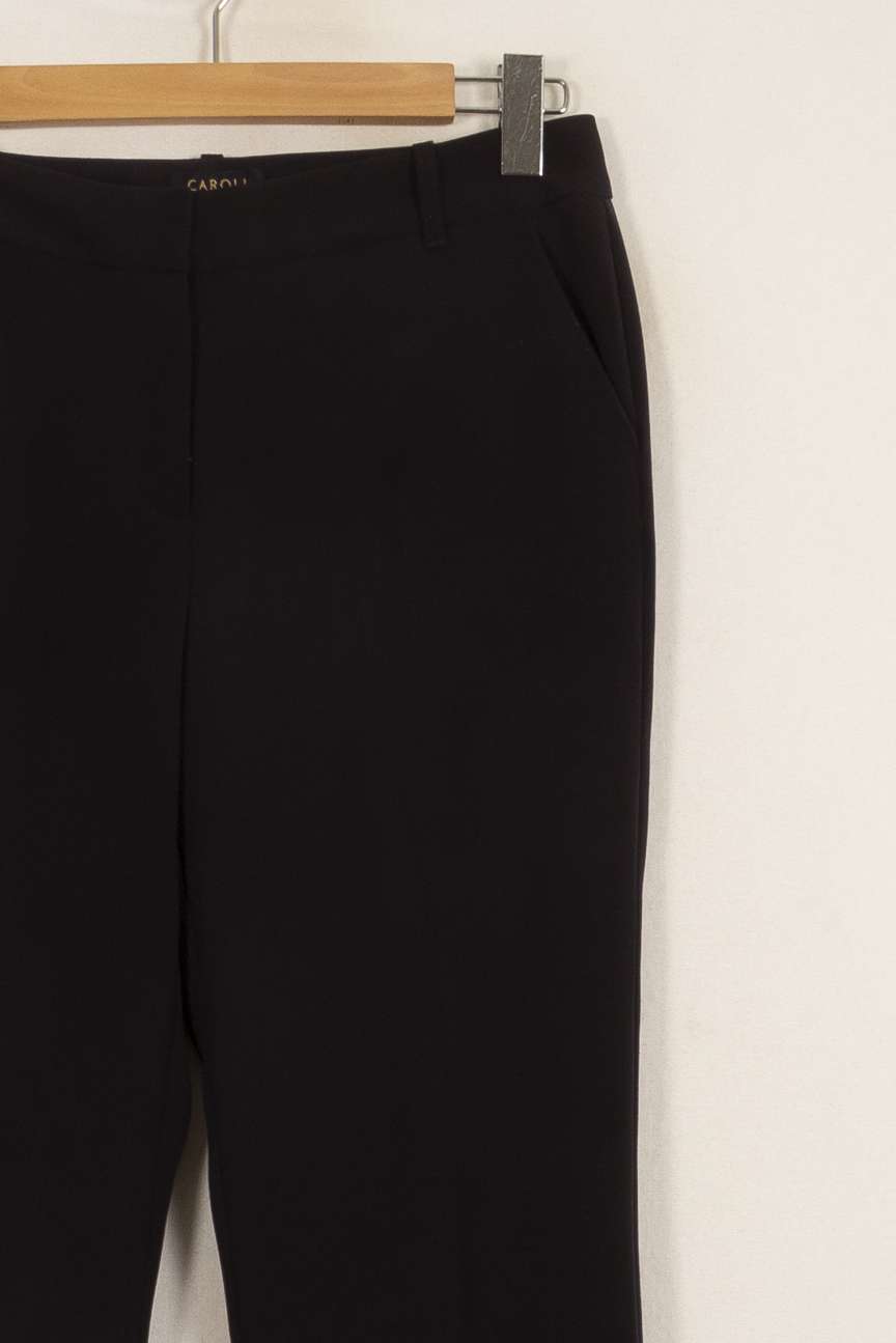 Pantalon Noir - Taille L/40 de la marque Caroll | PARAD35739 - Vendu par Paradigme - Image 3