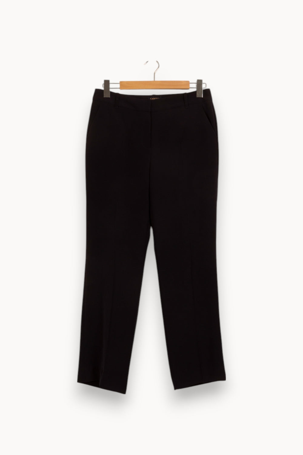 Pantalon Noir - Taille L/40 de la marque Caroll | PARAD35739 - Vendu par Paradigme - Image 2