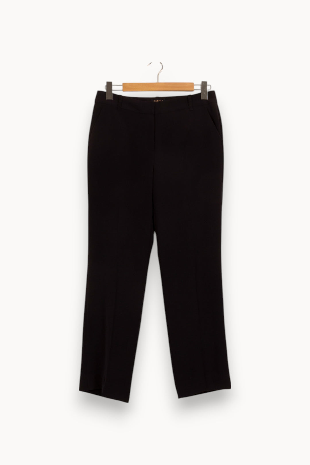 Pantalon Noir - Taille L/40 de la marque Caroll | PARAD35739 - Vendu par Paradigme - Image 2
