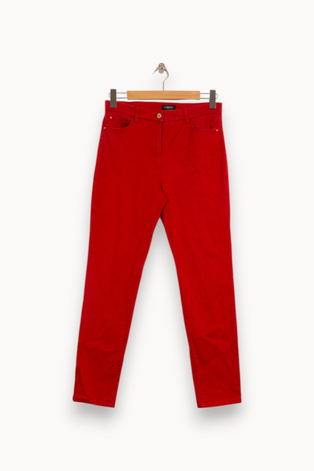 Jean Rouge - Taille L/40 de la marque Caroll | PARAD35740 - Vendu par Paradigme - Image 2