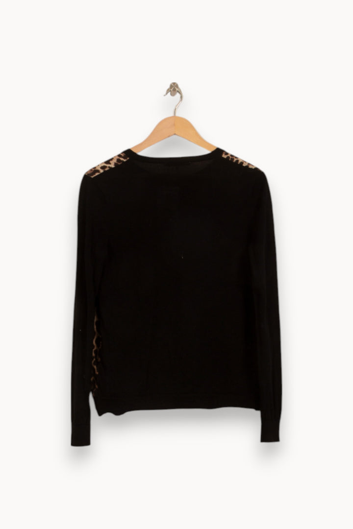 Cardigan Noir et Marron - Taille M/38 de la marque Gerard Darel | PARAD35742 - Vendu par Paradigme - Image 4