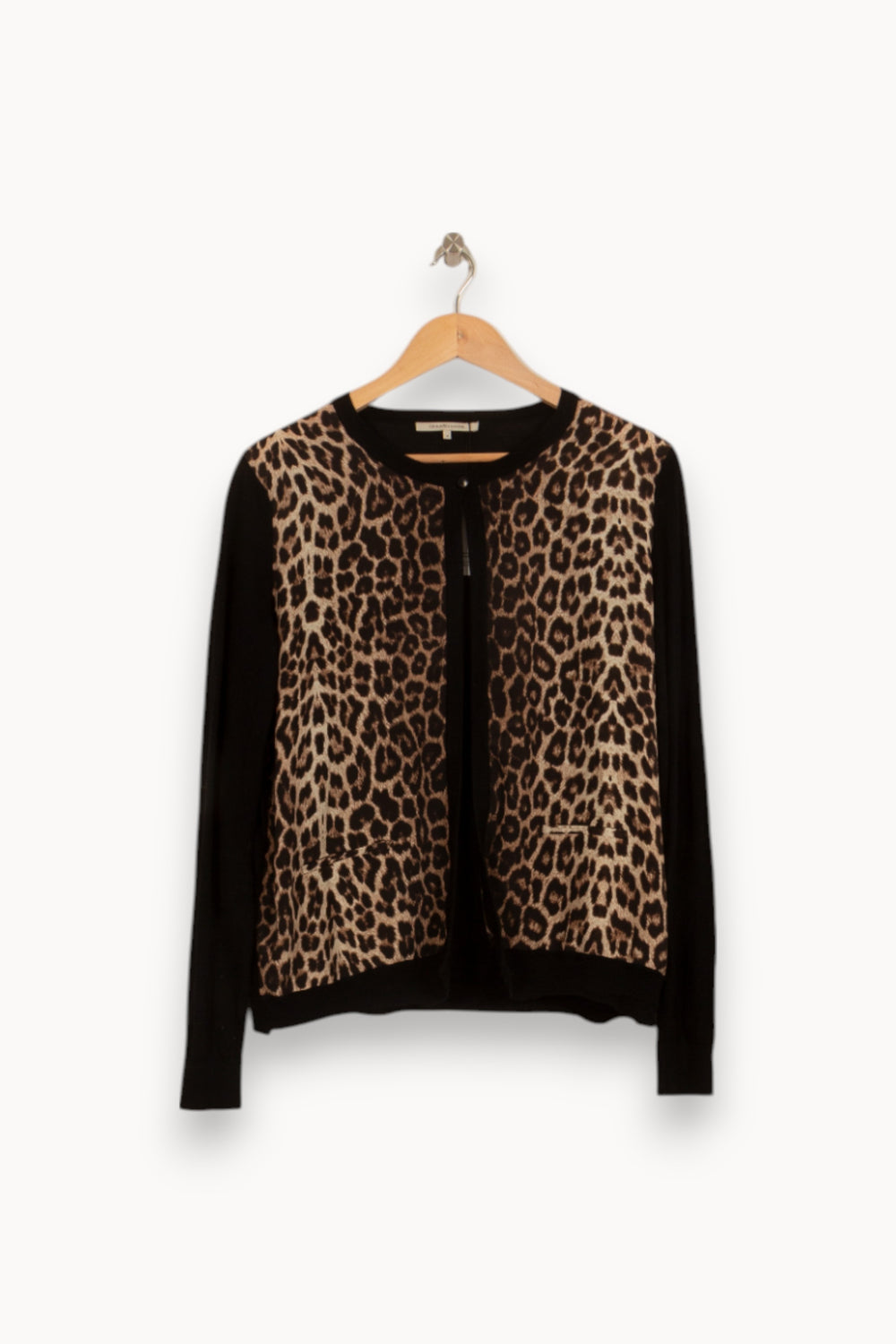 Cardigan Noir et Marron - Taille M/38 de la marque Gerard Darel | PARAD35742 - Vendu par Paradigme - Image 2
