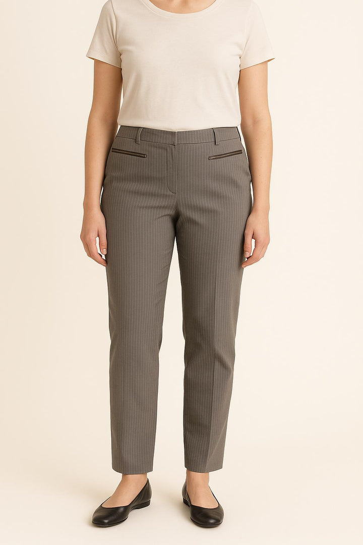 Pantalon Gris - Taille XL/42 de la marque IKKS | PARAD35763 - Vendu par Paradigme - Image 1