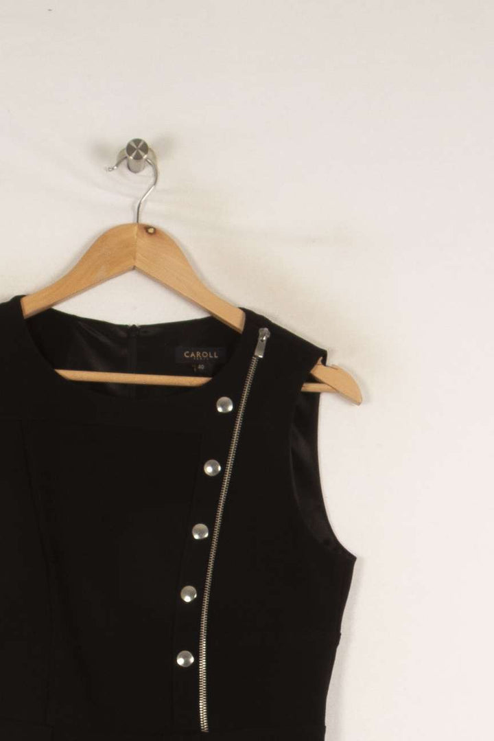 Robe noire - Taille L/40 de la marque Caroll | PARAD35767 - Vendu par Paradigme - Image 2