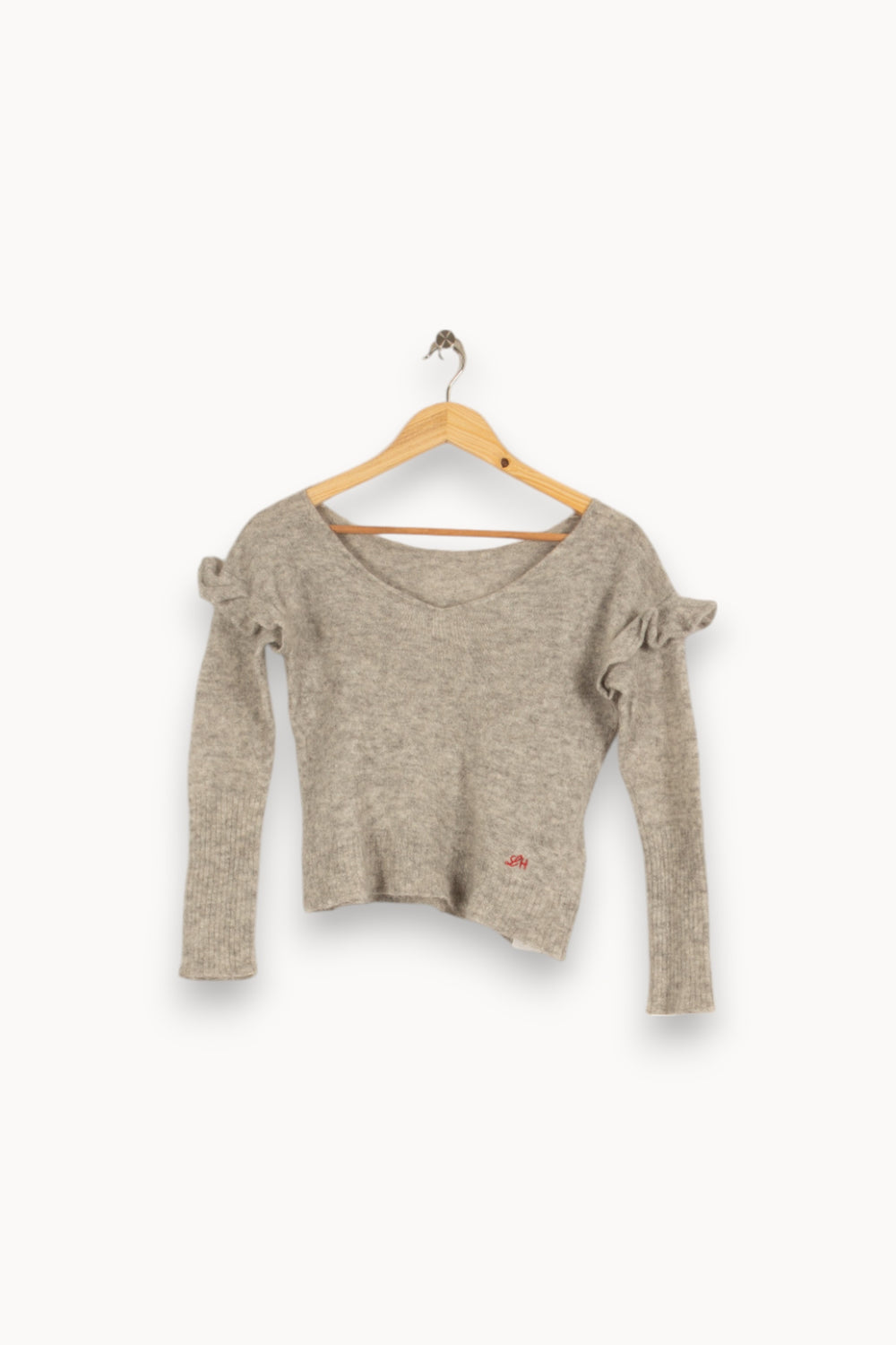 Pull gris - Taille M/38 de la marque Léon & Harper | PARAD35826 - Vendu par Paradigme - Image 1