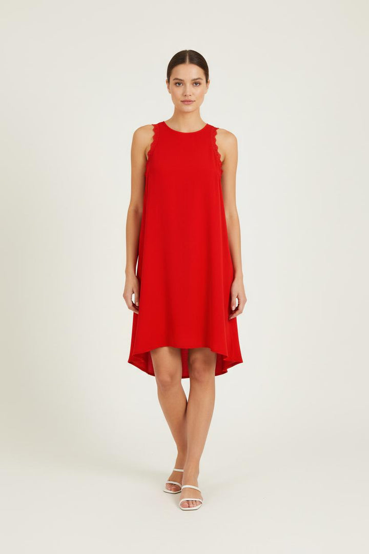 Robe rouge - Taille XS/34 de la marque Imprevu | PARAD35832 - Vendu par Paradigme - Image 1