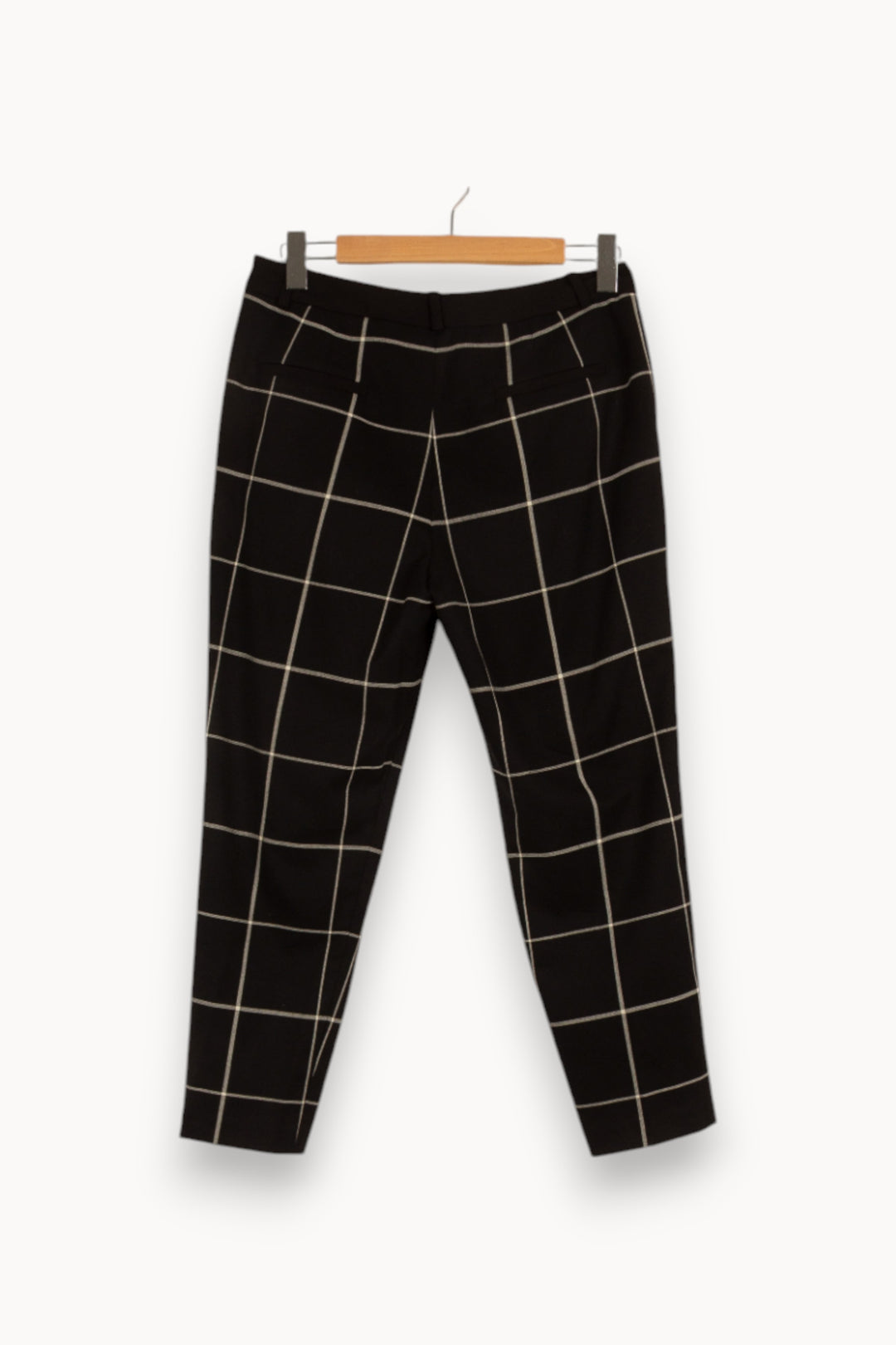 Pantalon noir à carreaux - Taille L/40 de la marque Comptoir des Cotonniers | PARAD35877 - Vendu par Paradigme - Image 3