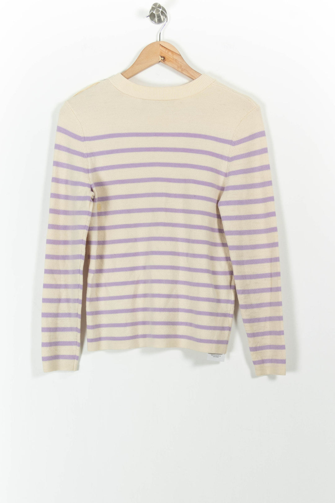 Pull beige à rayures - Taille L/40 de la marque Comptoir des Cotonniers | PARAD35885 - Vendu par Paradigme - Image 4