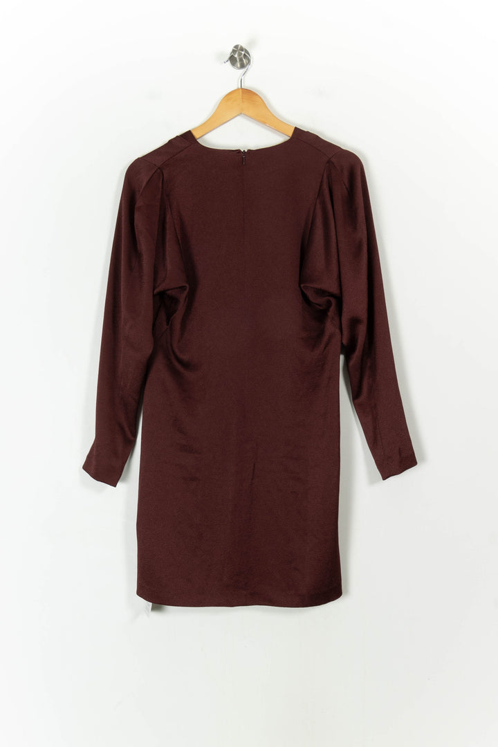 Robe Bordeaux - Taille XS/34 de la marque Filippa K | PARAD35888 - Vendu par Paradigme - Image 4