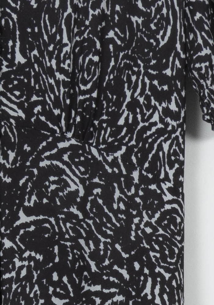 Robe noire à motifs - Taille XS/34 de la marque Replay | PARAD35893 - Vendu par Paradigme - Image 3