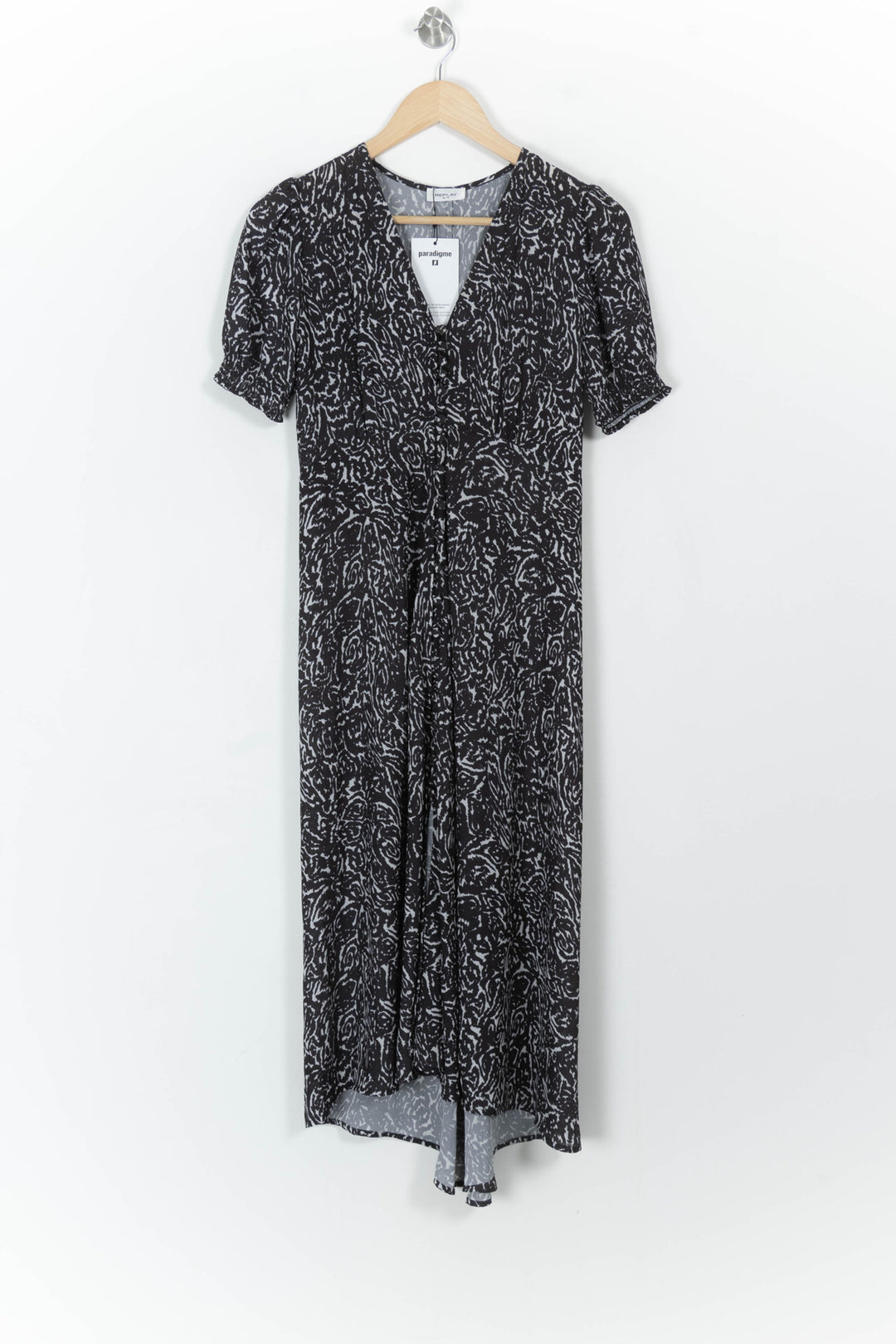 Robe noire à motifs - Taille XS/34 de la marque Replay | PARAD35893 - Vendu par Paradigme - Image 2