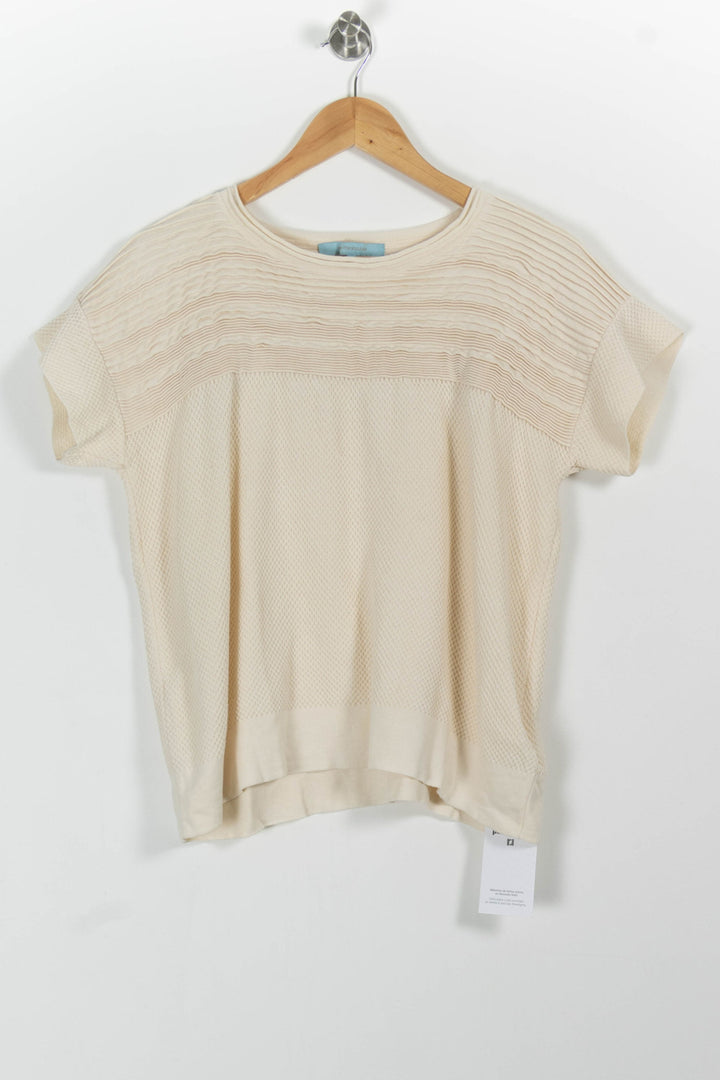 T-shirt Beige - Taille M/38 de la marque La Fée Maraboutée | PARAD35895 - Vendu par Paradigme - Image 2