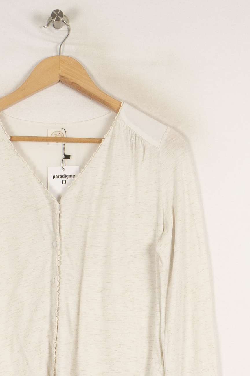 Blouse blanche - Taille S/36 de la marque Des petits hauts | PARAD35904 - Vendu par Paradigme - Image 2