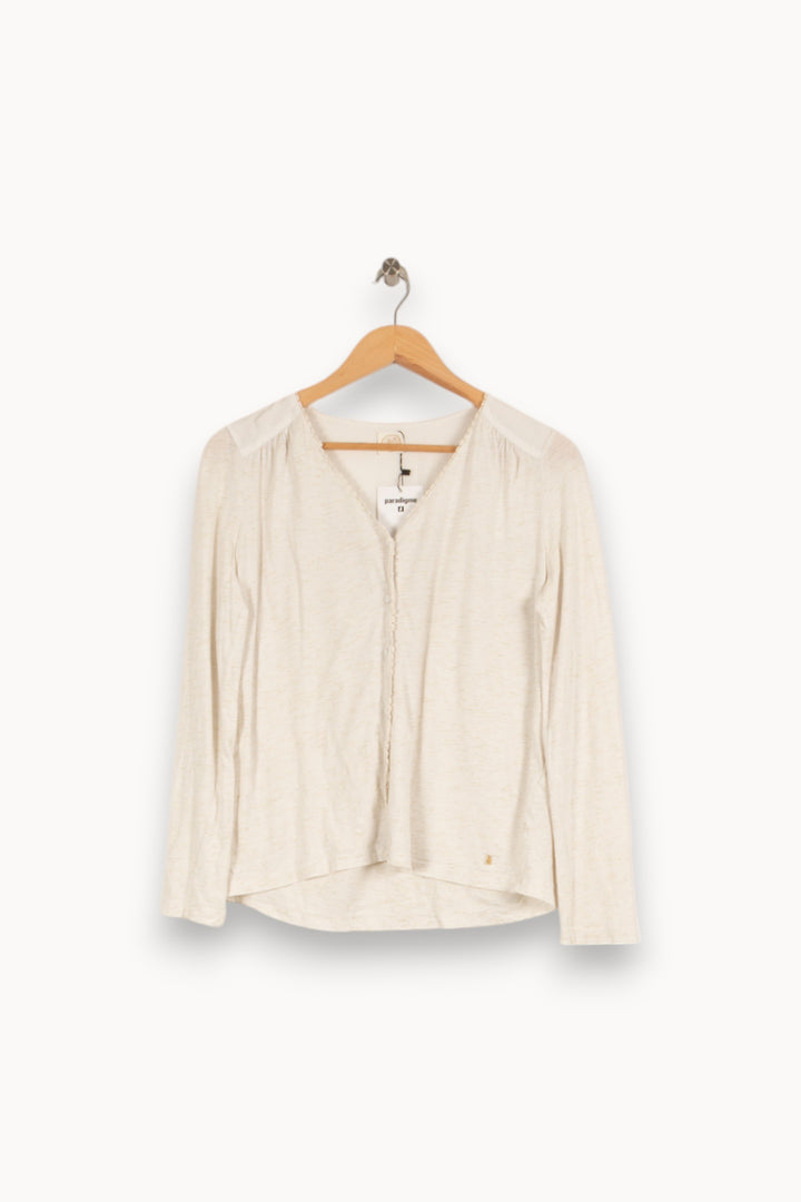 Blouse blanche - Taille S/36 de la marque Des petits hauts | PARAD35904 - Vendu par Paradigme - Image 1
