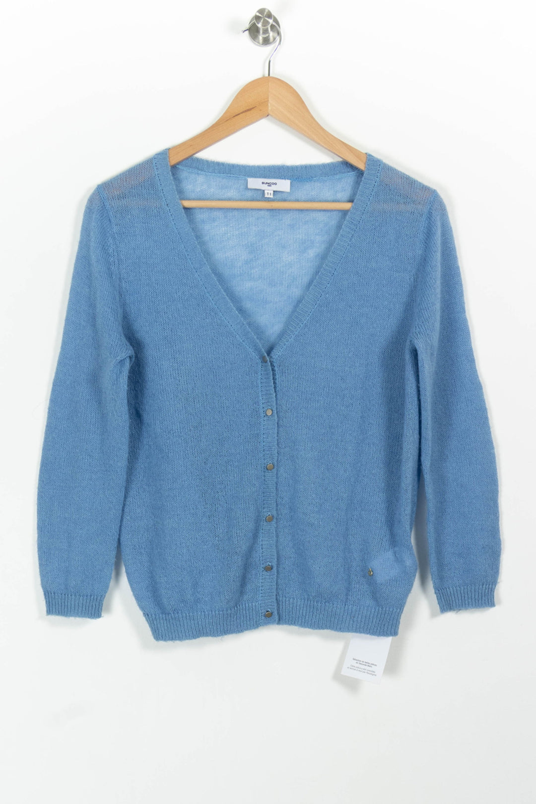 Cardigan Bleu - Taille S/36 de la marque Suncoo | PARAD35927 - Vendu par Paradigme - Image 2