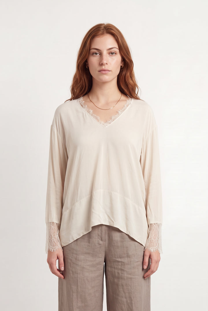 Blouse beige - Taille S/36 de la marque IRO | PARAD35935 - Vendu par Paradigme - Image 1