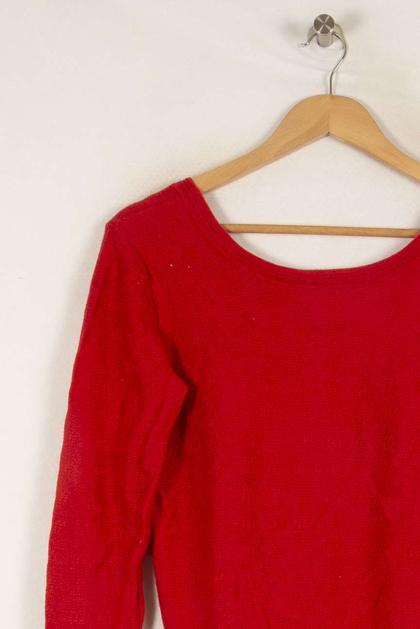 Pull Rouge - Taille XS/34 de la marque Karl Marc John | PARAD35975 - Vendu par Paradigme - Image 2