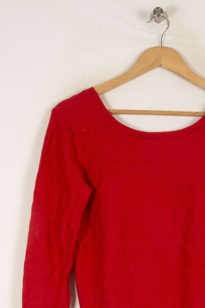 Pull Rouge - Taille XS/34 de la marque Karl Marc John | PARAD35975 - Vendu par Paradigme - Image 2