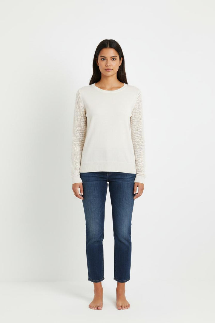 Pull blanc - Taille M/38