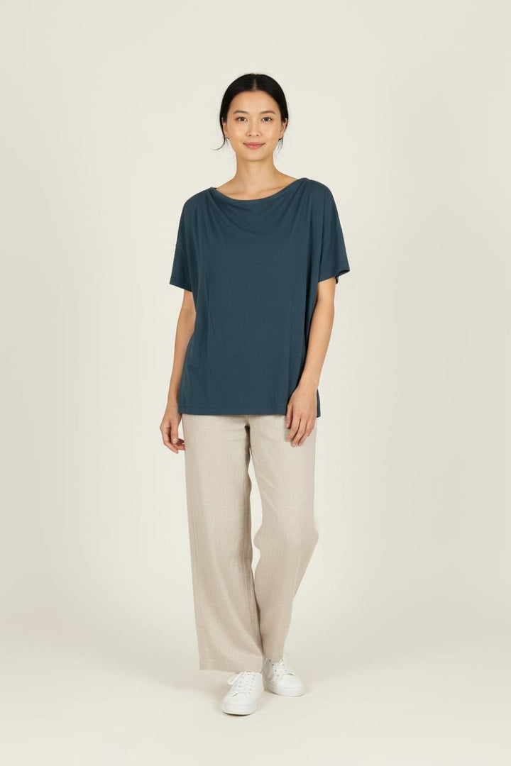 Top Bleu - Taille M/38 de la marque American Vintage | PARAD35991 - Vendu par Paradigme - Image 1