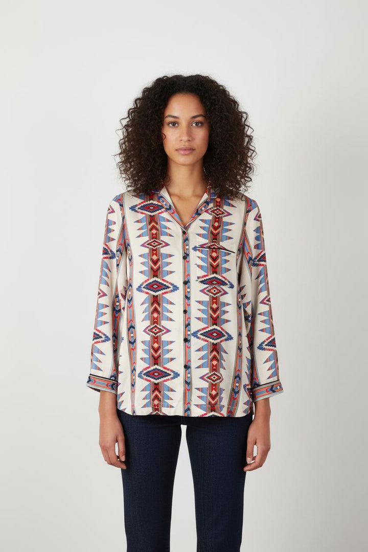 Chemise à motifs - Taille XS/34