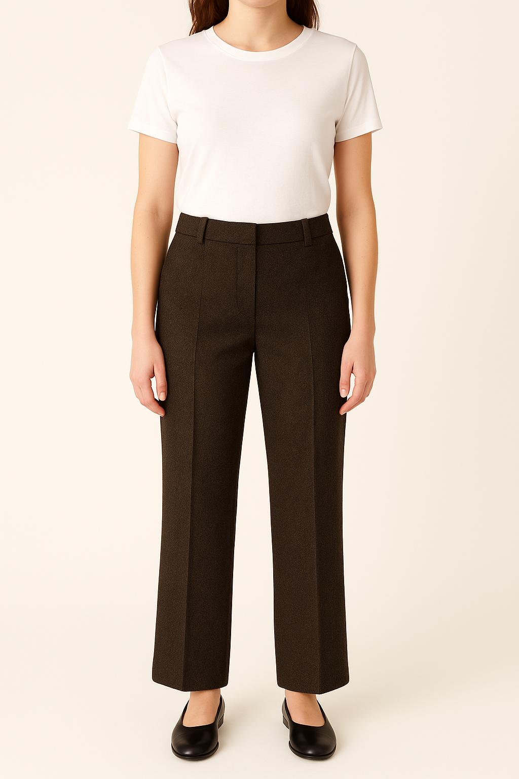 Pantalon Droit Gris - Taille L/40 de la marque Caroll | PARAD36072 - Vendu par Paradigme - Image 1