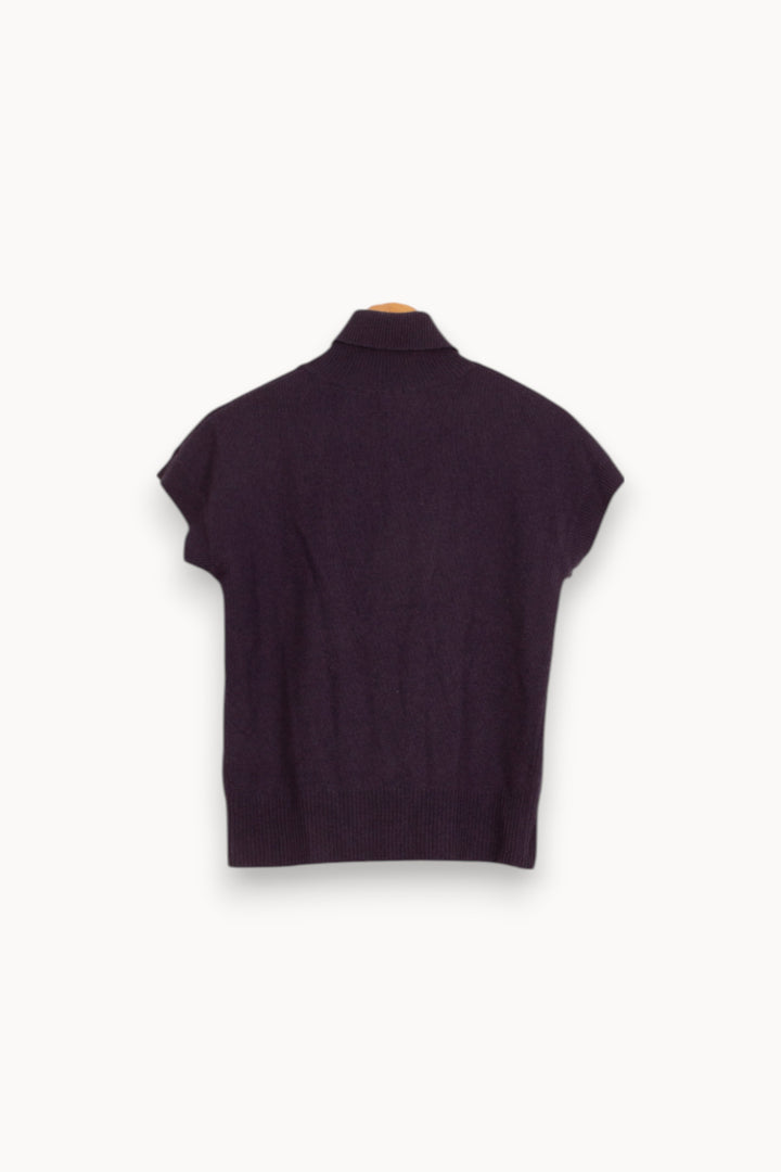 Pull Violet - Taille M/38 de la marque Caroll | PARAD36073 - Vendu par Paradigme - Image 4