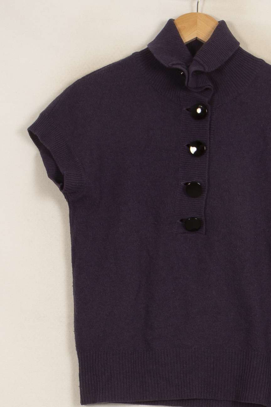 Pull Violet - Taille M/38 de la marque Caroll | PARAD36073 - Vendu par Paradigme - Image 3