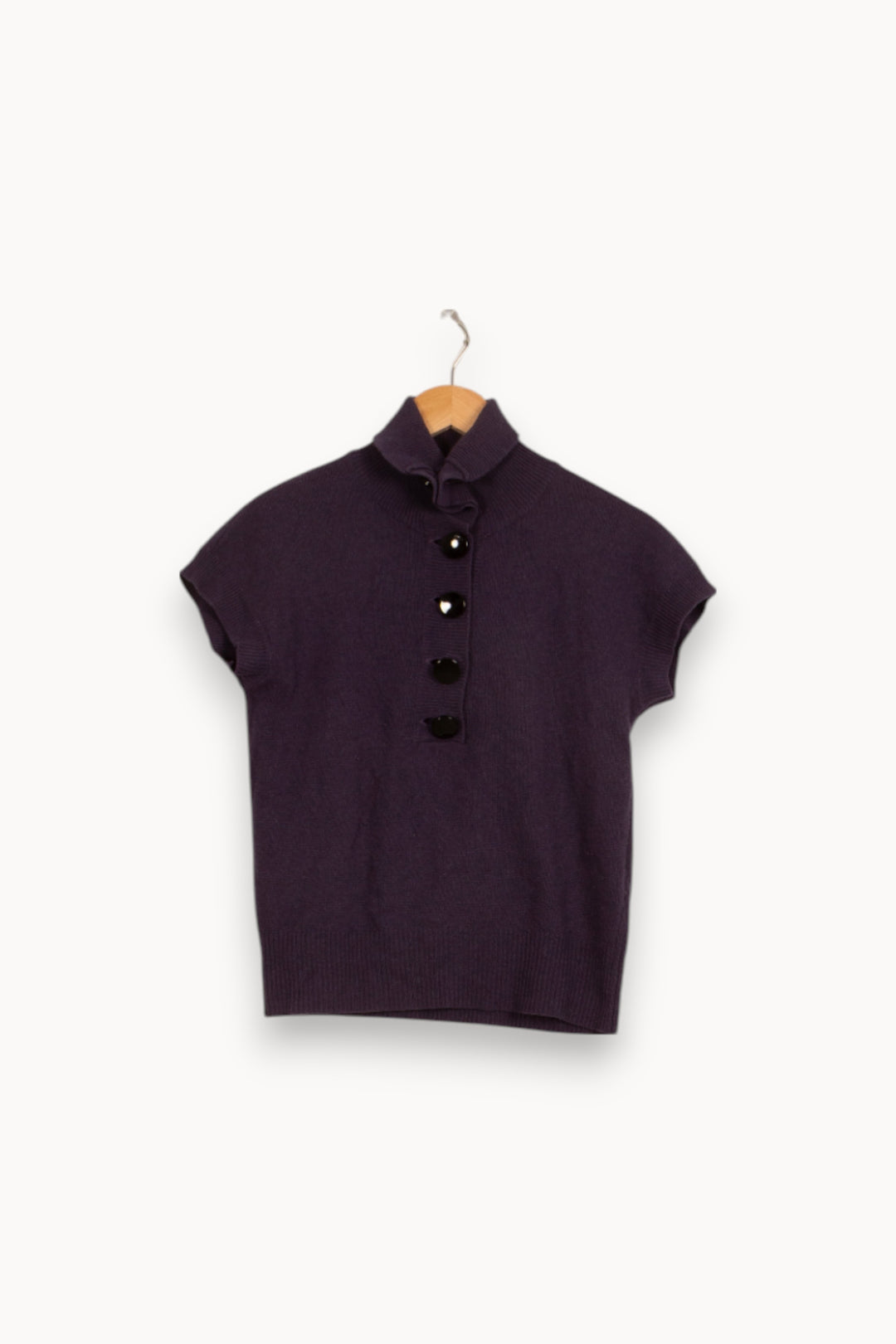 Pull Violet - Taille M/38 de la marque Caroll | PARAD36073 - Vendu par Paradigme - Image 2