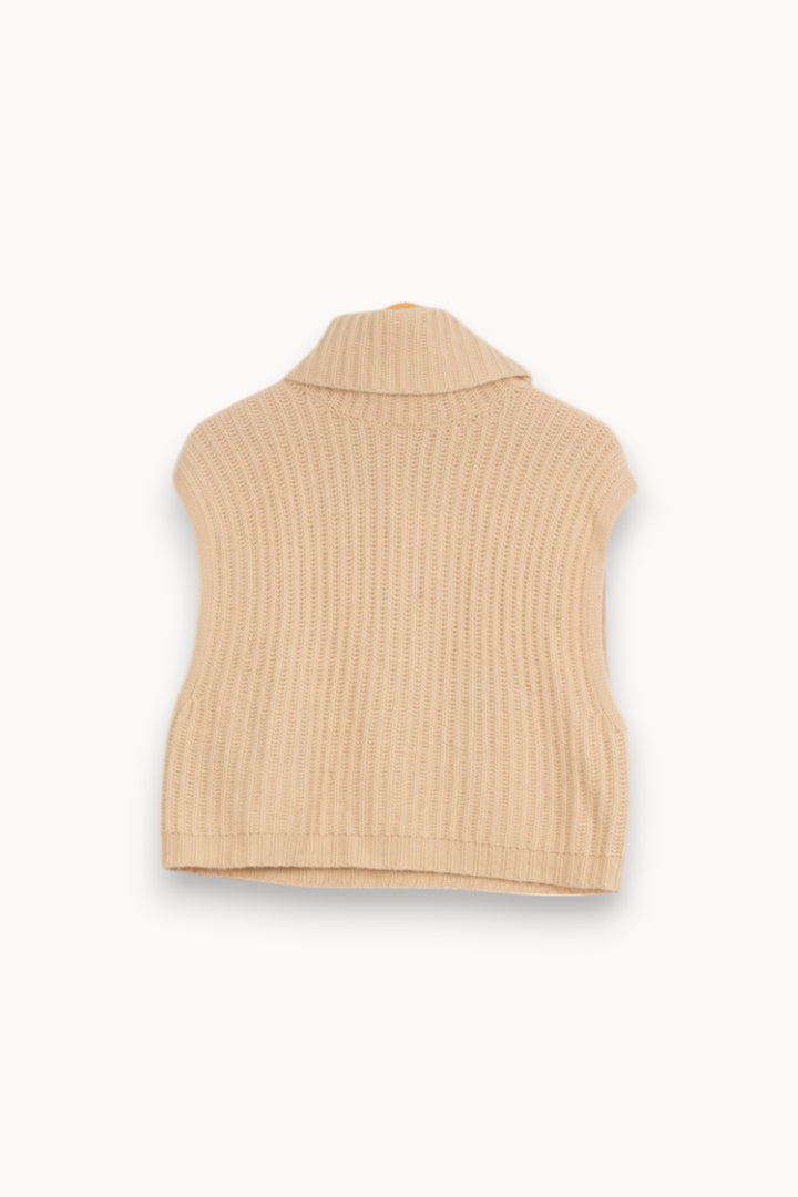 Pull Sans Manches Beige - Taille S/36 de la marque From Future | PARAD36075 - Vendu par Paradigme - Image 2