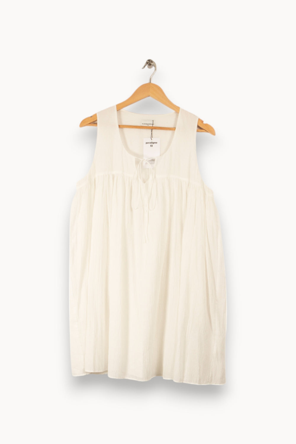 Robe blanche - Taille L/40 de la marque Claudie Pierlot | PARAD36077 - Vendu par Paradigme - Image 1